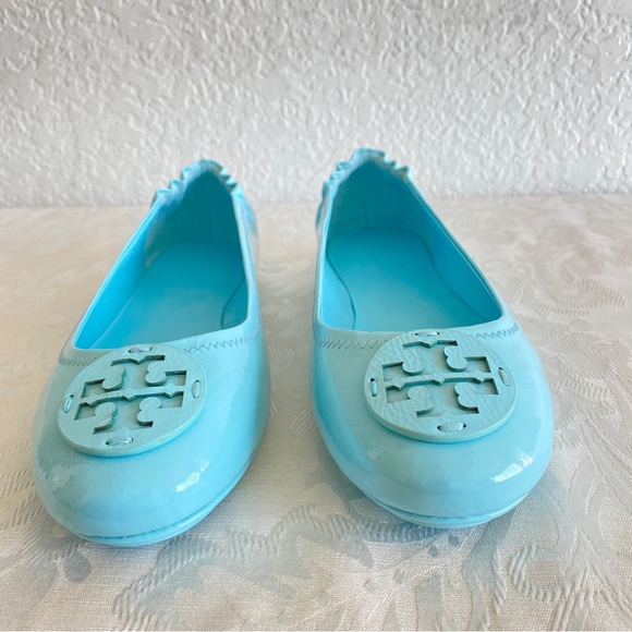 Tory Burch Blue Minnie Travel Ballet - Picture 3 of 15